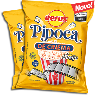 Pipoca de Cinema Queijo