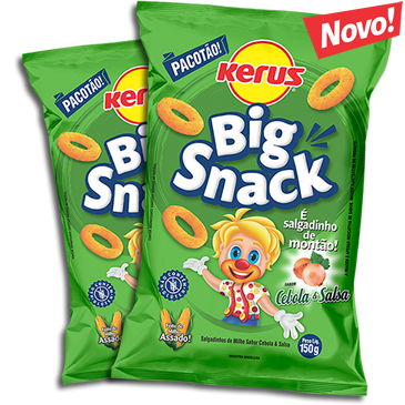 Sagadinho Kerus BigSnack Cebola e Salsa