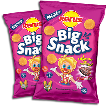 Salgadinho Kerus BigSnack Churrasco